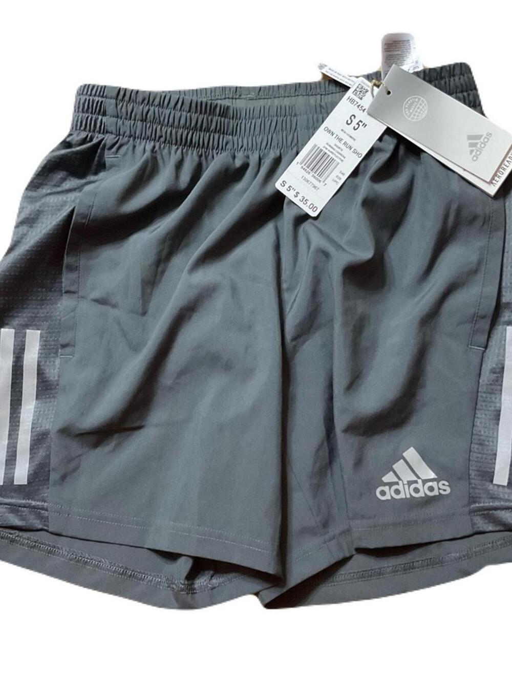 Adidas  Gray Aeroready Athletic Shorts Size Small